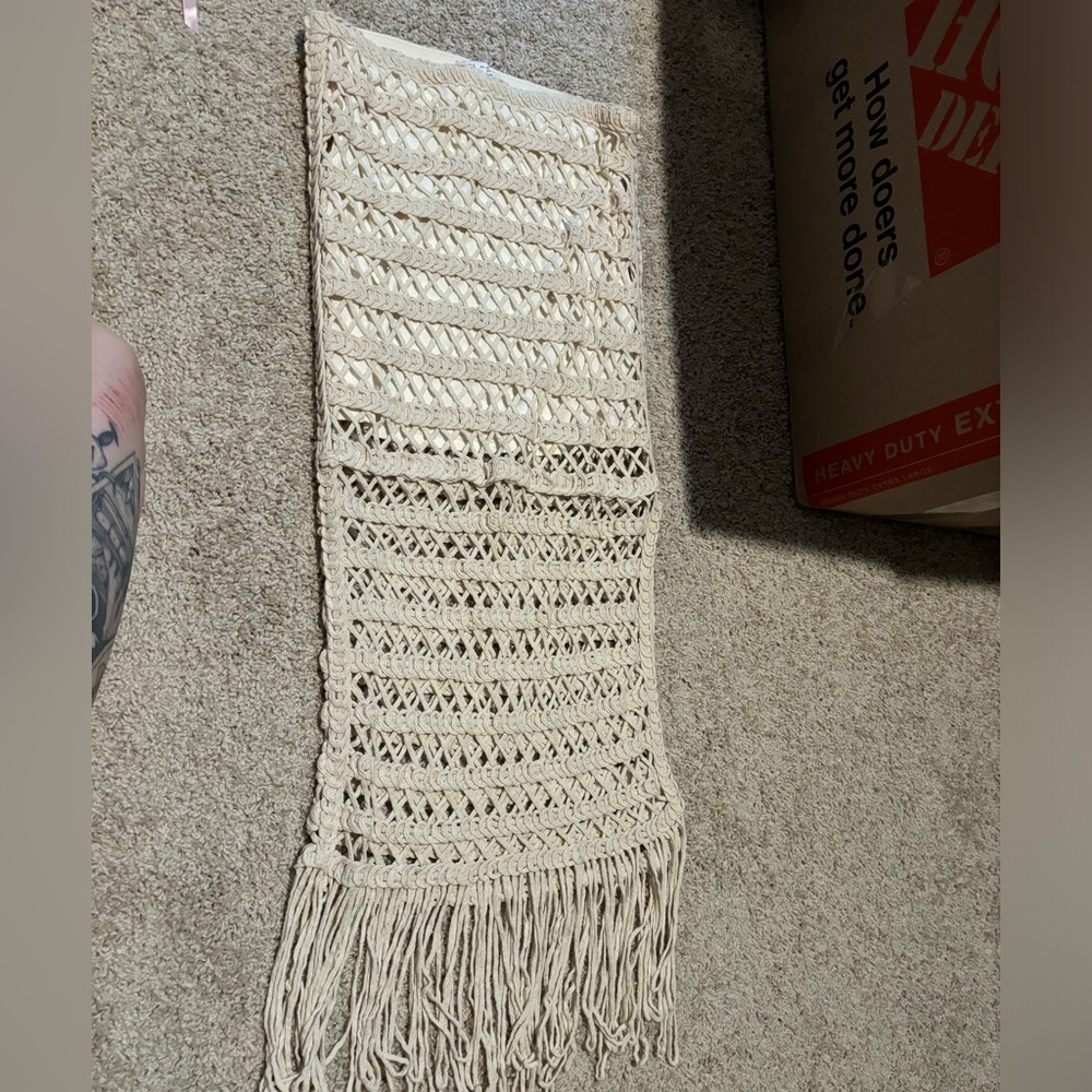 Zara crochet skirt